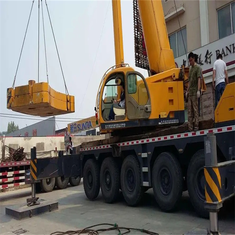 绩溪县当地吊车出租|机器吊装|75吨|工厂搬迁服务